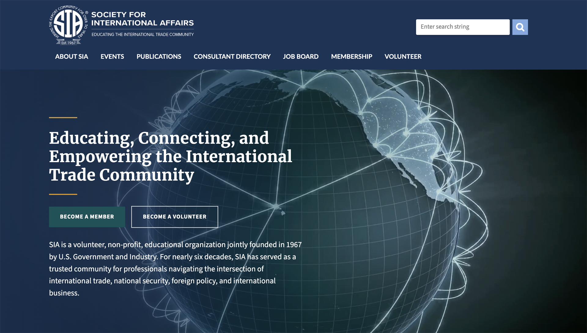 SIA home page