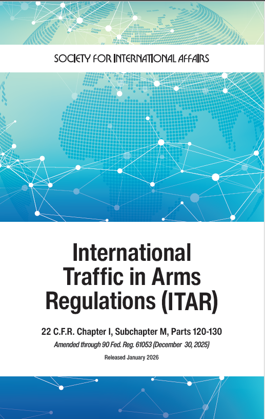 Cover of International Traffic in Arms Regulations (ITAR)